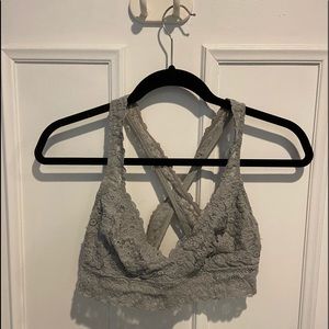 Aerie cross back lace bralette